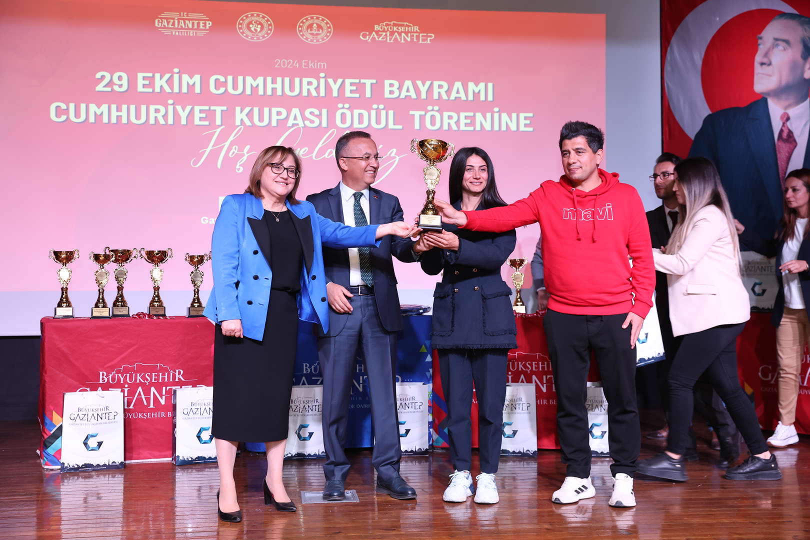 29 ekim cumhuriyet bayramı cumhuriyet kupası ödül törenine katıldık