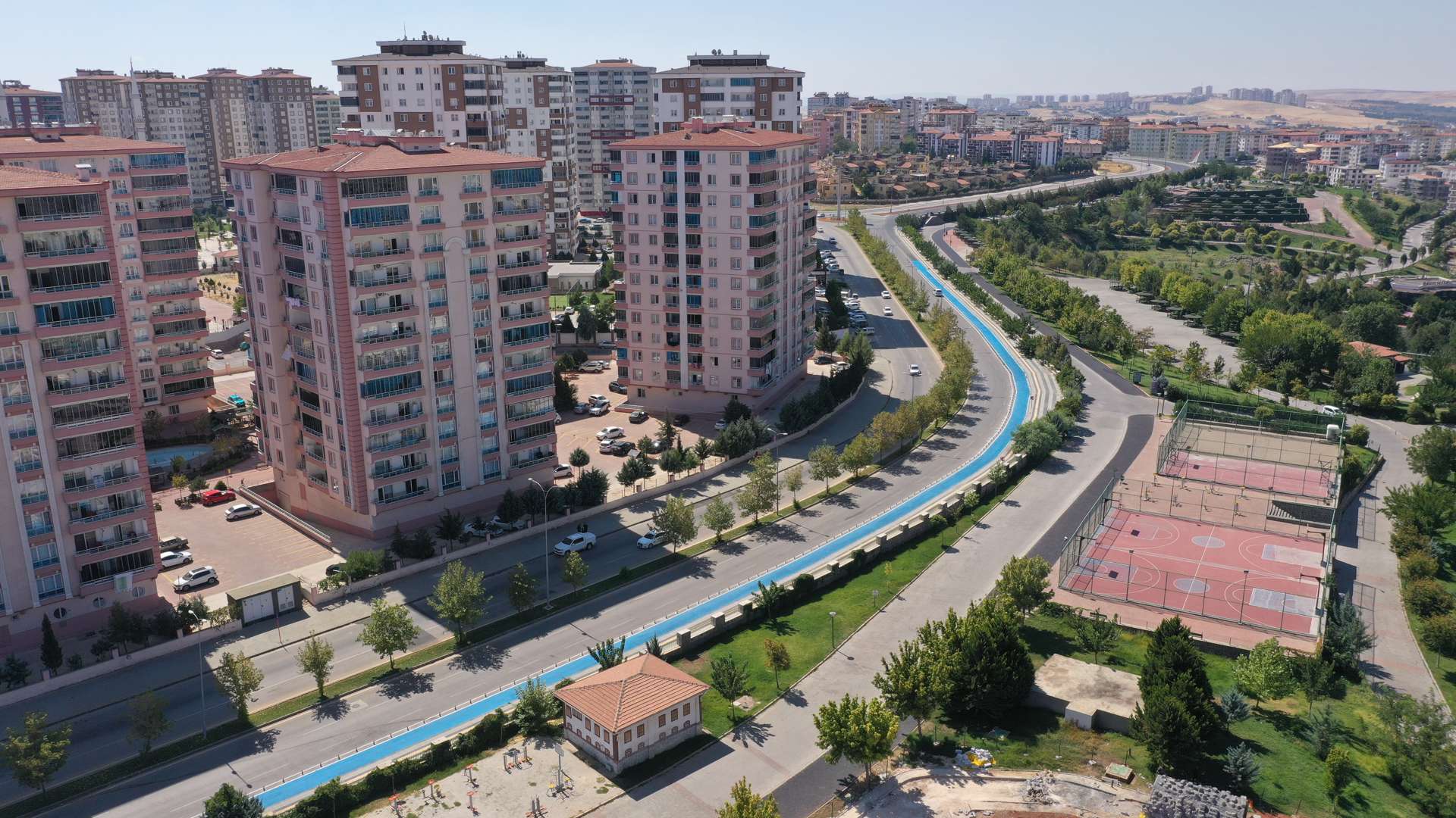 77 km uzunluğundaki bisiklet yolu hizmetinizde