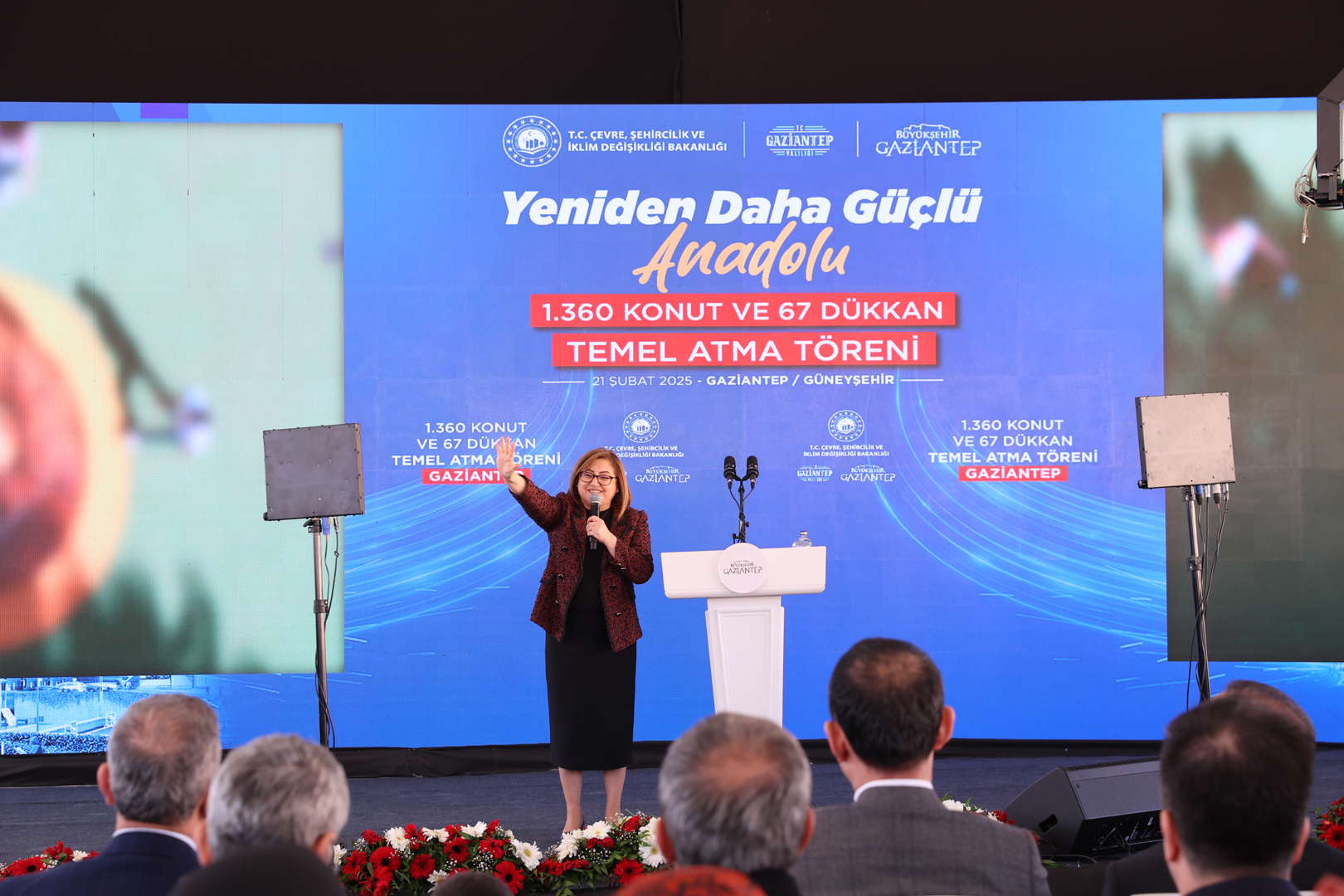 gaziantep güneyşehir’de 1360 konut ve 67 iş yeri için temel atıldı