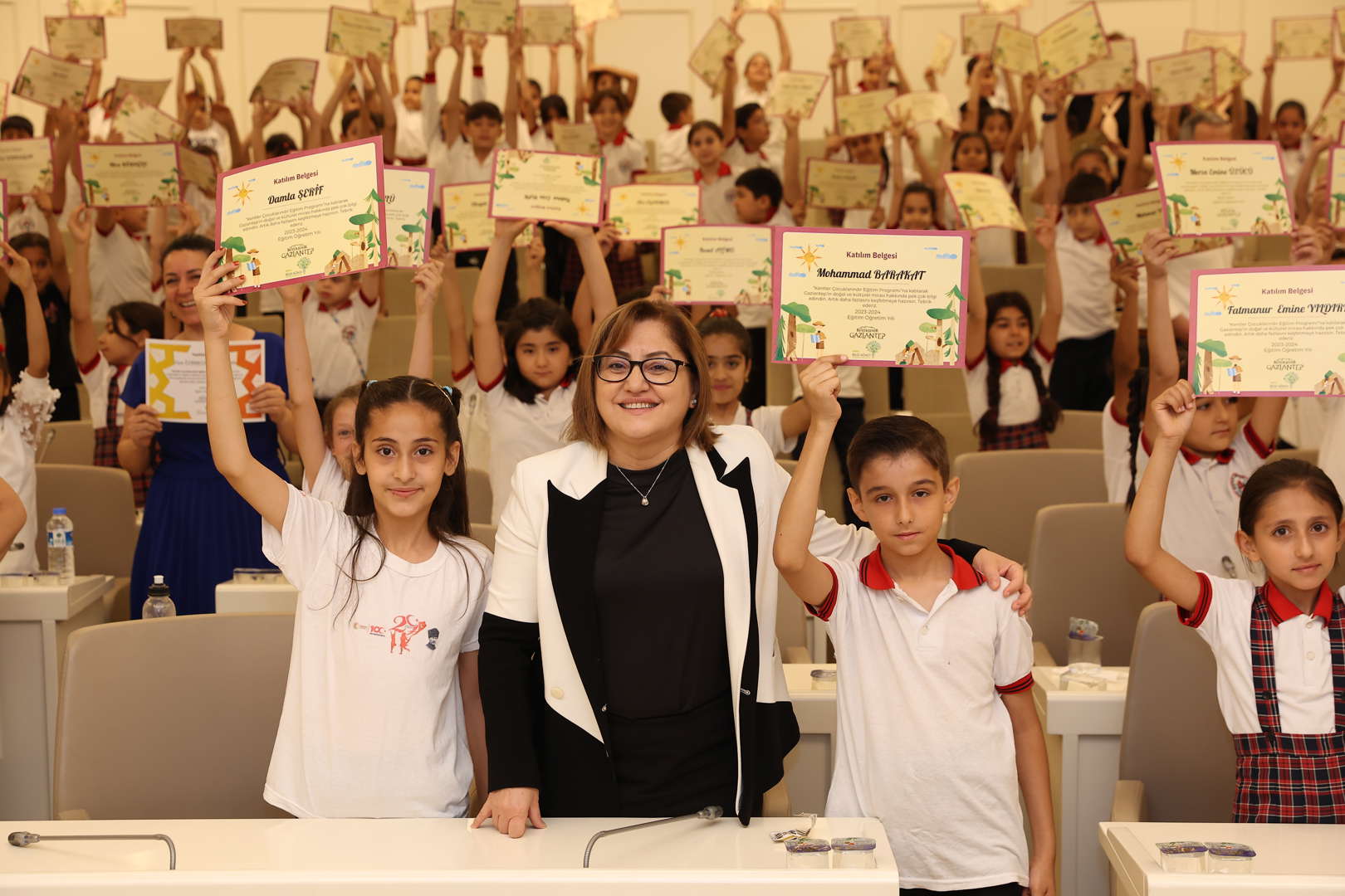kentler çocuklarındır eğitim programı'nın sertifika töreni'ne katıldık