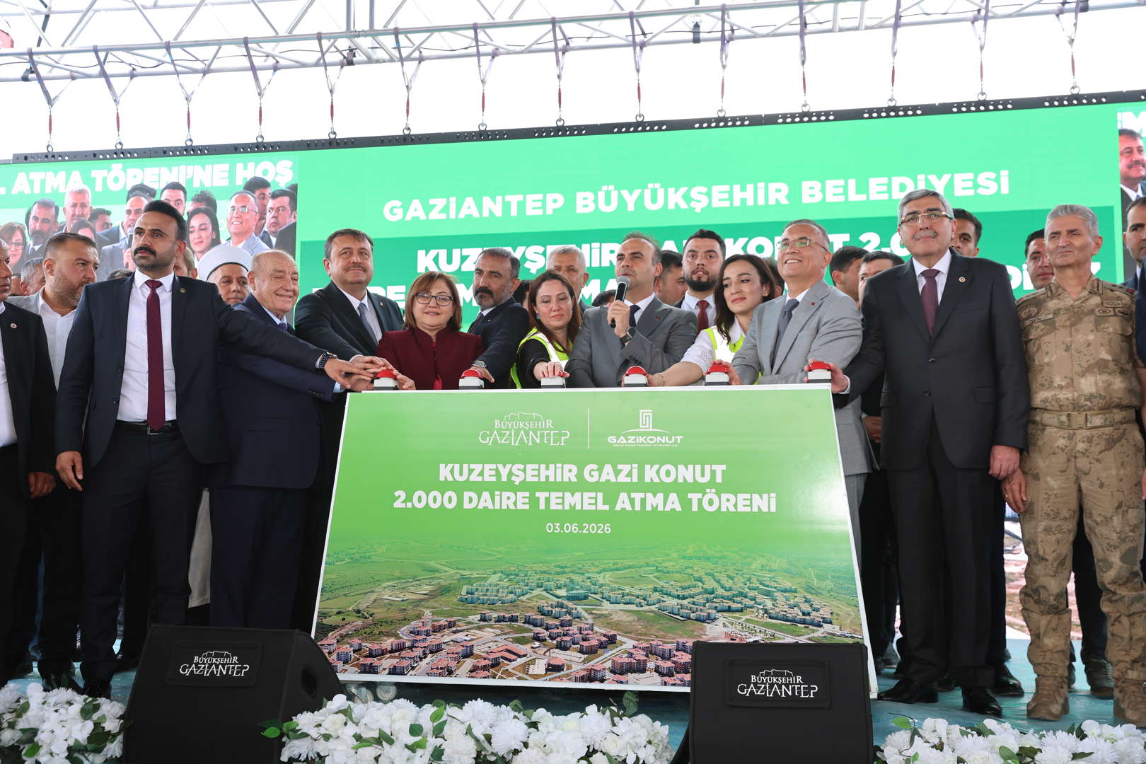 kuzeyşehir’de 2 bin konutun temeli atıldı