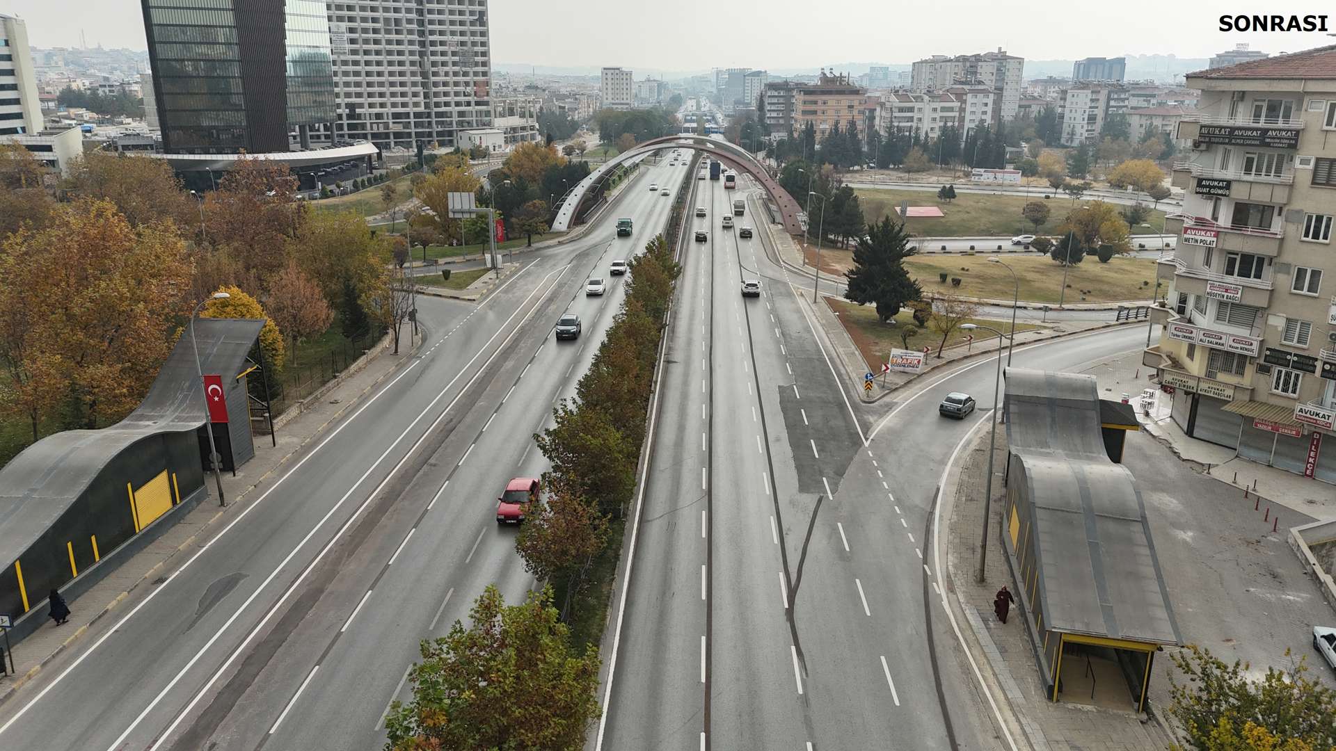 tugay köprülü kavşağı çalışmalarımız tamamlandı