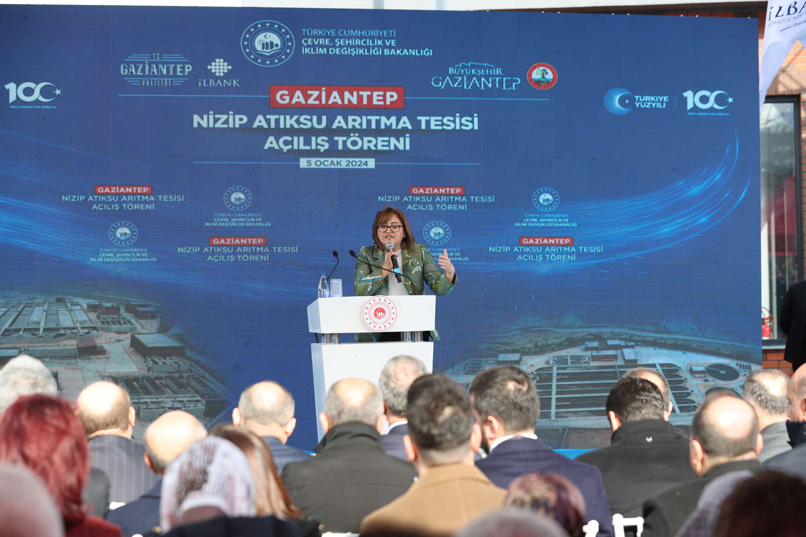 nizip ileri biyolojik atıksu arıtma tesisi'ni hizmete açtık