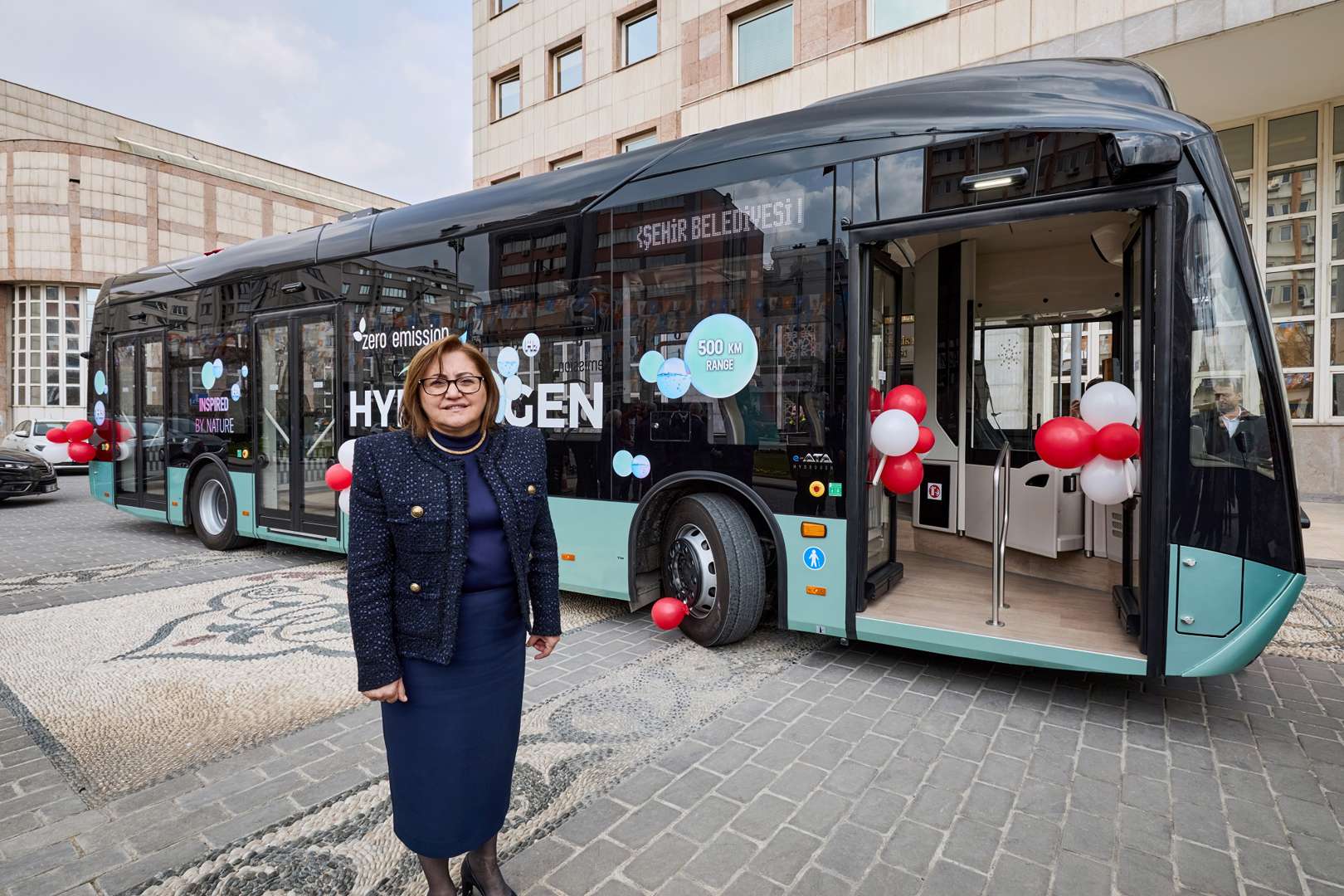 türkiye’nin ilk hidrojenli otobüsü gaziantep yollarında!